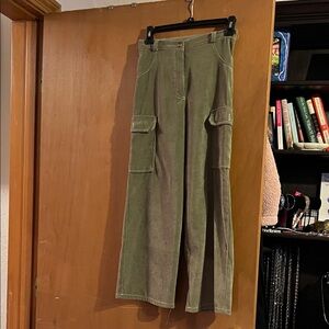 Iz Byer Men's Green Cargo Pants